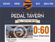 Tablet Screenshot of pedaltavern.com